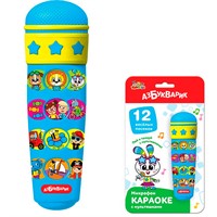 Микрофон "Караоке с мультяшками" 4680019287393