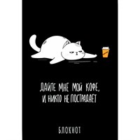 Блокнот 40 л. А5 Фразы с характером. Кот 69256