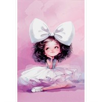 Блокнот 40 л. А6 Балерина с бантом 72947