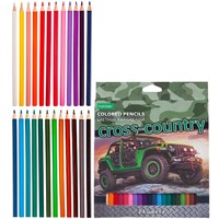 Карандаши цветные 24 цв. ECO Cross country CS_070889 Hatber