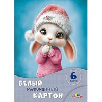 Картон белый 6 л. А4 Пушистик С1087-29