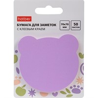 Бумага для заметок-Teddy- 70х70мм 50л с клеевым краем фигурная 090339