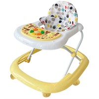 Ходунки BUBBLE 6 колес, муз. INDIGO желтый W616N