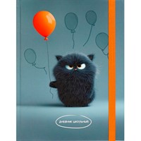 Дневник для 1-4 кл. 48 л. Хмурый котик Д48-9453