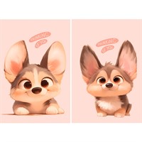 Блокнот 48 л. А7 Маленький корги - 2 Б48-3010