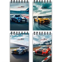 Блокнот 40 л. А7 Красивые автомобили - 10 Б40-9323 ассорти