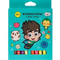 Фломастеры 24 цв. "ECO" Влад А4 087483