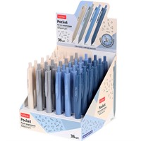 Ручка шариковая Синяя Автомат. Pocket 0,7мм 087123