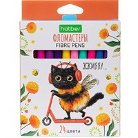 Фломастеры 24 цв. "ECO" ЖЖ-МЯУ 093496