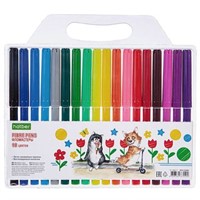 Фломастеры 18 цв. ECO Pets story FP_066271 Hatber