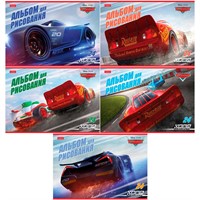 Альбом для рисования. 24 л. А4 Тачки-( DISNEY) 24А4В Hatber