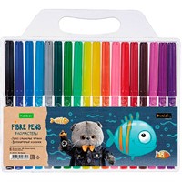 Фломастеры 18цв "ECO" Кот Басик FP_081059 Hatber