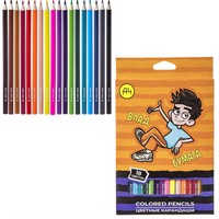 Карандаши цветные 18 цв. Влад А4 CS_073271 Hatber