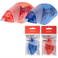 Коррект. лента 5мм 8 м Dolphin ассорти CT_089170 Hatber