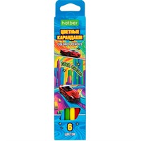Карандаши цветные 6 цв. ECO COOL RACING 090017