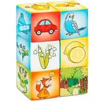 Мякиши Кубики Азбука цвета 924