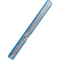 Линейка 30 см. стальная Л-6763
