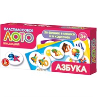 Лото пластмассовое Азбука 04504