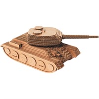 Набор для творчества Конструктор из картона. Объёмная игрушка Танк Нг-035 LORI.