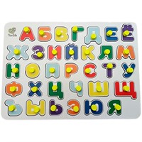 Деревянный Рамка вкладыш Алфавит 02037