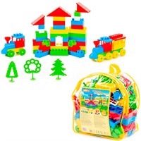 Конструктор Самоделкин Строитель гигант 175эл рюкзак П-Е/5/