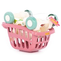 Тележка для маркета "Мини" v2+ набор продуктов (8 элементов) в сетке 14089 П-Е /1/.