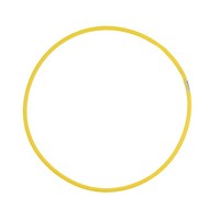 Обруч d 50см облегченный желтый У688 /10/