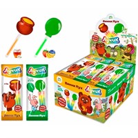 ЛУЧИК Винни Пух карамель на светящейся палочке 10г цена за шт (30шт в упак) КТ94548