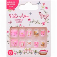 Ногти накладные Lukky Нэйл-Арт Golden Unicorn 10 наклад.ногтей на клеевой основе,3-10 лет Т26617