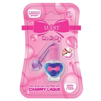 Лак для ногтей peel-off сверкающий,5 мл,цв.сирен.,с ароматом ванили Т27242 Lukky