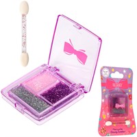 Гель-тени для век с блёстками Lukky Beauty Sweetie,цв.роз,фиолет,бирюз.2,5 гр Т27421