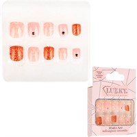 Ногти накладные Lukky Diamond Gem Нэйл-Арт 10 наклад.ногтей на клеевой основе,3-10 лет Т26998