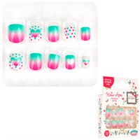 Ногти накладные Lukky Нэйл-Арт Aquarelle 10 наклад.ногтей на клеевой основе,3-10 лет Т26635