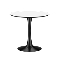 Стол TAMEA белый (черная ножка) 1шт. PP0020WB (в уп. без пал.) (от 12 шт)