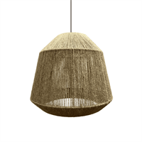 Плетеный абажур из джутового шпагата 40*35 см