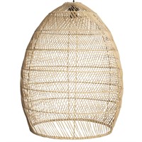 Плетеная люстра ротанг H70 D54 см