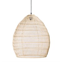 Плетеная люстра ротанг H65 D55 см