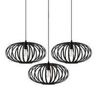 Плетеный абажур из дерева 41*41 см