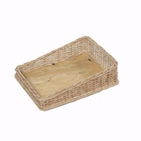 Плетеная корзина со скосом 30*40*12/6 см