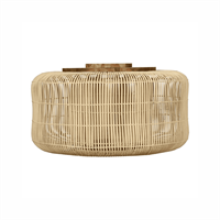 Плетеная люстра ротанг 70*40 см