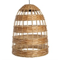 Плетеная люстра абажур H60 D40 см