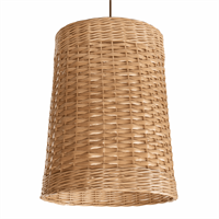 Плетеный абажур из ивовой лозы 37*45 см