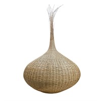 Плетеный абажур из лозы "Луковица" 100*120 см