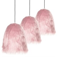 Люстра розовый мех 40*45 см