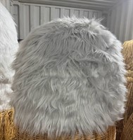 Люстра серый мех 60*50 см