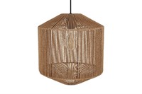 Плетеный абажур из бумажного шнура 32*35 см