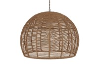 Плетеный абажур из бумажного шнура 40*30 см