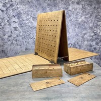 Настольная игра из дерева «Морской бой» XL