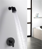 Bartin Встраиваемый душевой комплект со смесителем 1 режим TVZ-0895 Чёрный