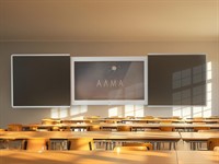 «Фибоначчи» - Интерактивная раздвижная доска с магнитно-меловой поверхностью